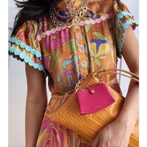 NWOT CeliaB Lobelia midi dress, XS $326